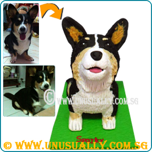 Custom 3D Cute Pet Dog Figurine